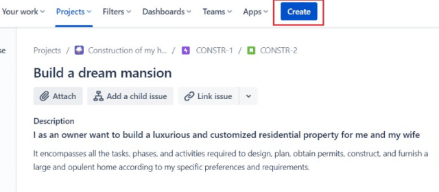 How to create a subtask in Jira