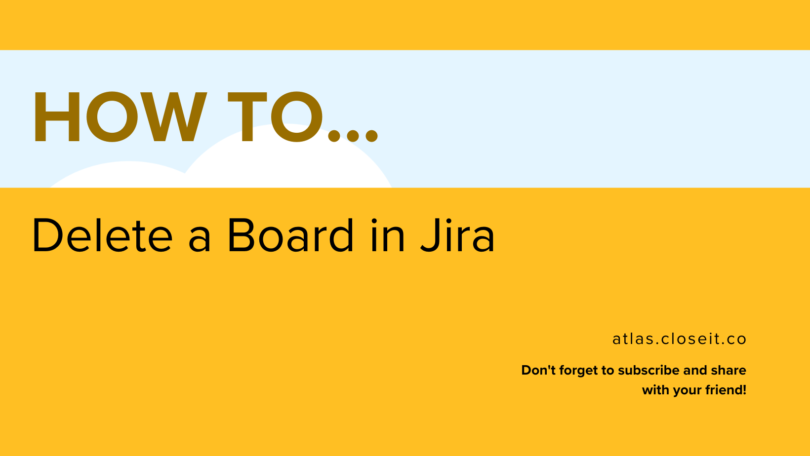 How to delete a board in Jira preview
