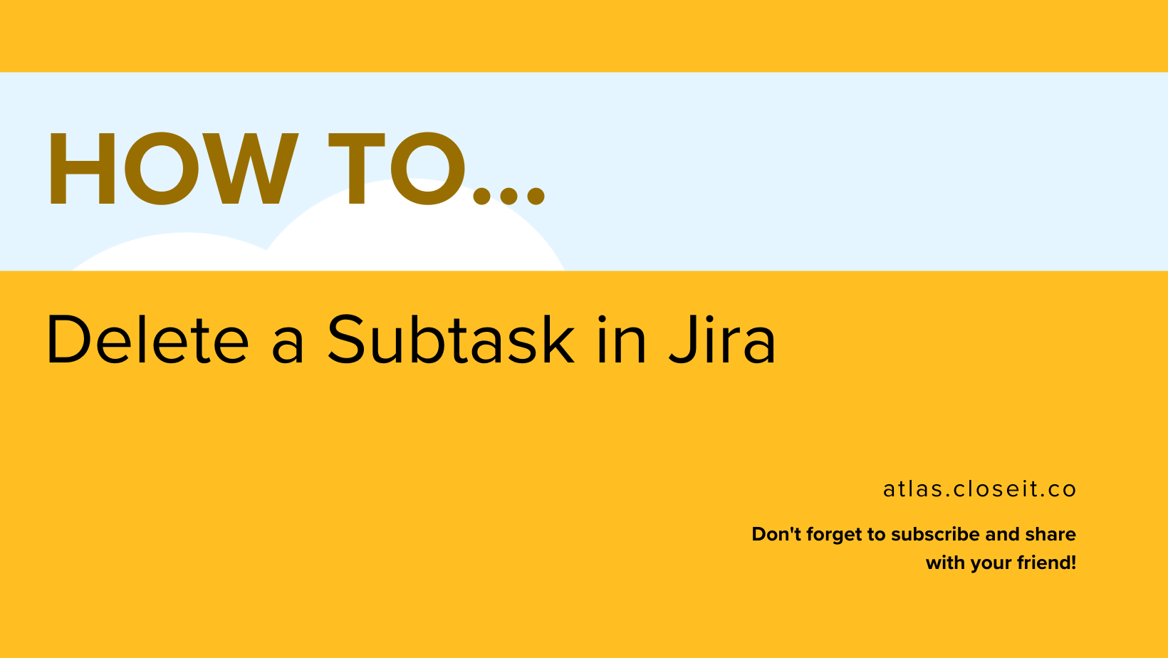How to Delete Subtask in Jira preview